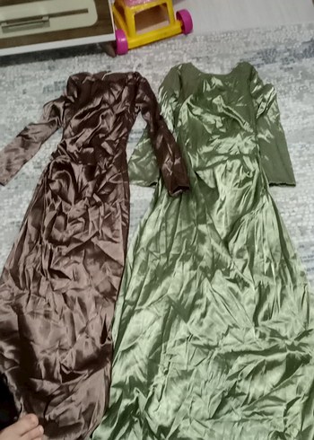 Drapeli Uzun Kollu Vintage Kadın Elbise