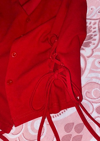 Koyu Kırmızı Hemşire Korsesi - Görsel 2