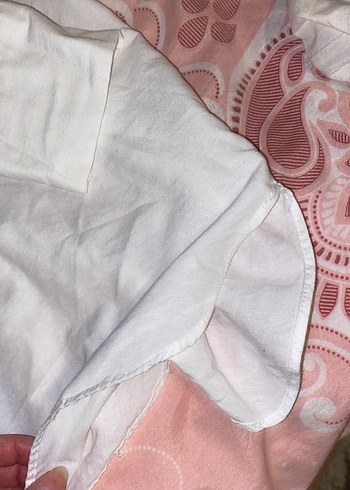 Beyaz Keten Düğmeli Kadın Gömlek - Görsel 3