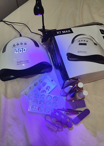  Beden sun X5 led ışıklı protez tırnak yapma makinesi