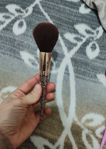 Pastel Bej Makyaj Fırçası pudra fırçası - Görsel 4