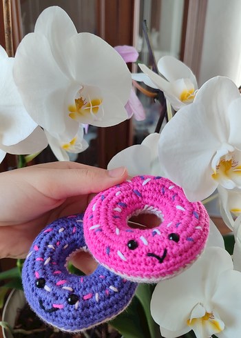 Donut Amigurumi Anahtarlık