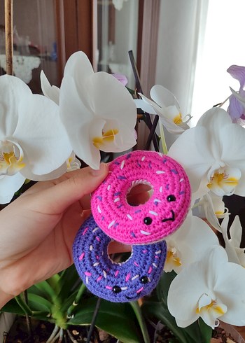 Beden Donut Amigurumi Anahtarlık