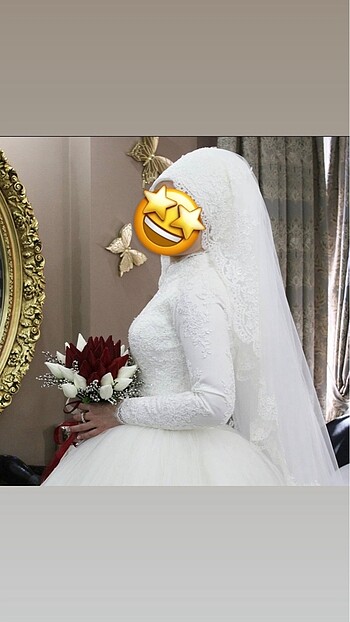 38 Beden Bir Kez Giyilmiş Temiz Gelinlikk