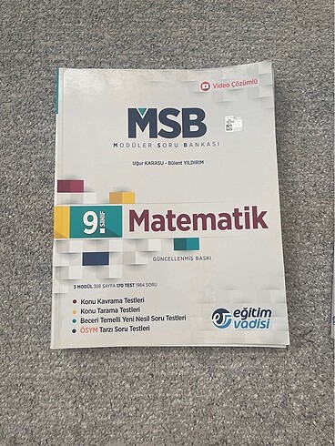 Eğitim Vadisi 9.Sınıf matematik modüllü soru bankası