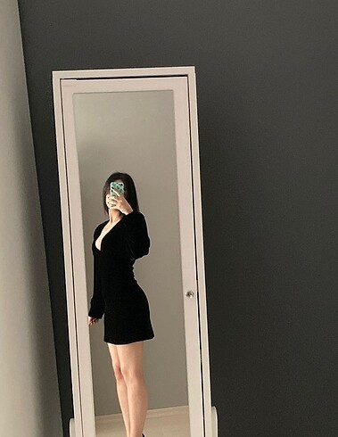 xs Beden zara kadife elbise