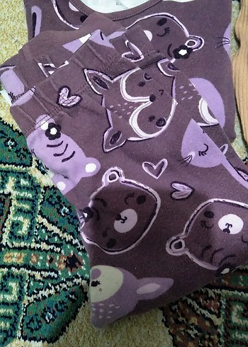 Kız Çocuk Toplu Pijama - Görsel 2