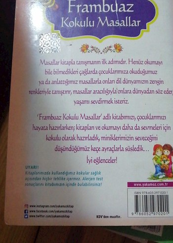 Frambuaz Kokulu Masallar - Çocuk Kitabı - Görsel 5