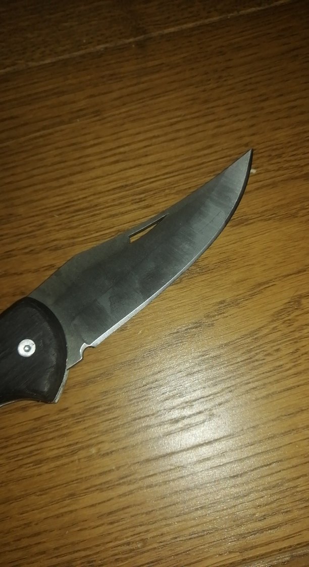 Koyu kahverengi katlanabilir çakı - Görsel 3