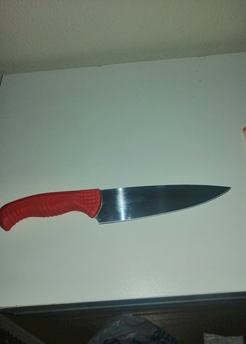 Kırmızı Saplı Aynalı Bıçak - Görsel 3