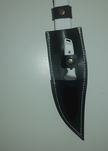 Beyaz Saplı 2 Bıçak ve Kılıf Seti - Görsel 3