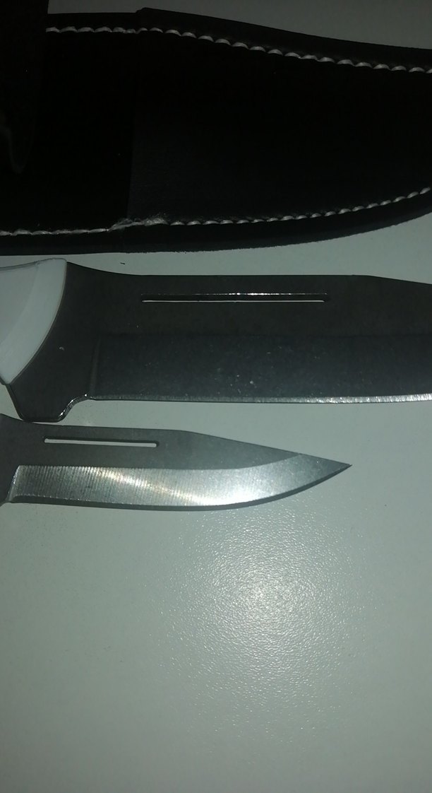 Beyaz Saplı 2 Bıçak ve Kılıf Seti - Görsel 4