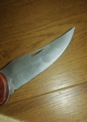 Kahverengi Ahşap Saplı Katlanabilir Çakı - Görsel 3