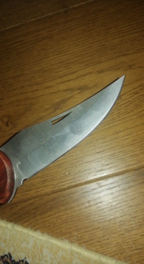 Kahverengi Ahşap Saplı Katlanabilir Çakı - Görsel 3