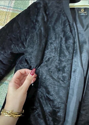 Diğer Siyah bomber ceket