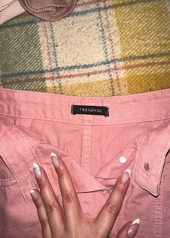 Pembe kot etek - Görsel 2