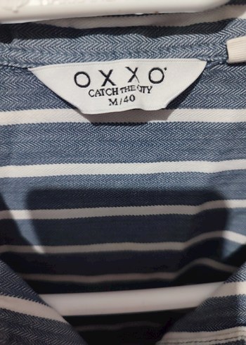 Düğmeli Çizgili Uzun Kollu Kadın Gömlek - Görsel 3