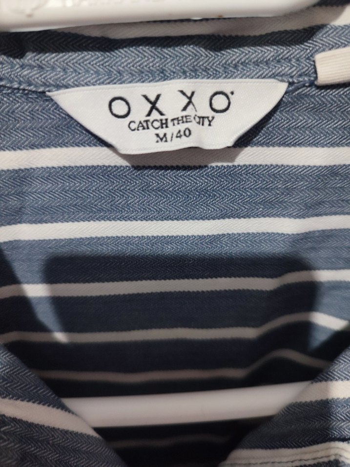 Düğmeli Çizgili Uzun Kollu Kadın Gömlek - Görsel 3