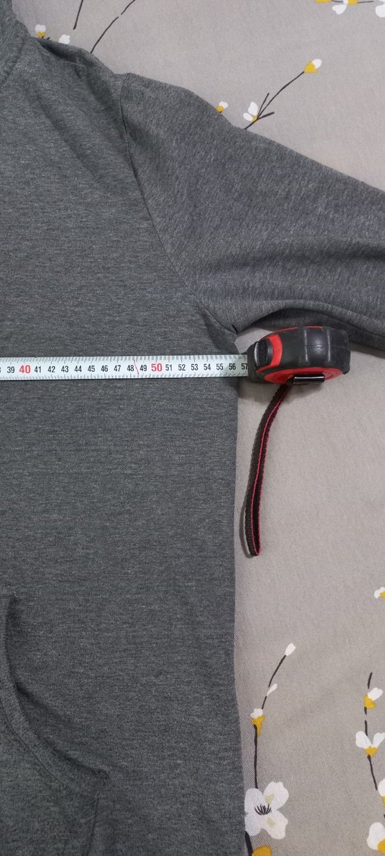 Gri Fermuarlı Kapüşonlu Kadın Sweatshirt - Görsel 2