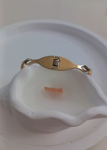 Altın Renk Zincir Detaylı Kadın Bileklik - Görsel 4