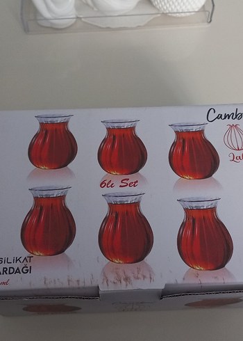 Şeffaf Dalgalı Cam bardak - Görsel 2