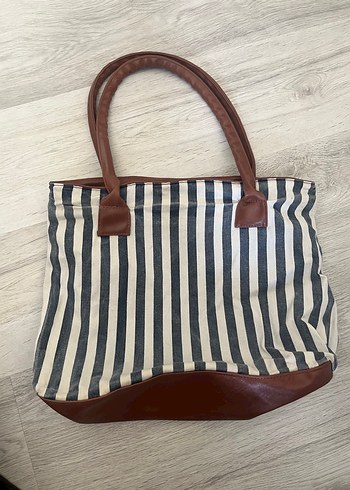 Bohem Çizgili Kadın Çantası - Görsel 2