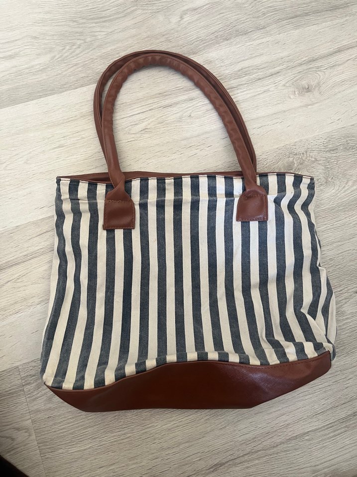 Bohem Çizgili Kadın Çantası - Görsel 2