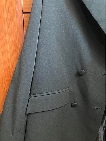 Trendyol & Milla Çift kapamalı siyah blazer ceket