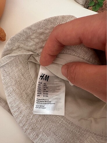 0-3 Ay, 15 cm Beden H&M Fötr Şapka Unisex