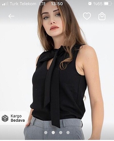 Zara Boyundan kuşak bağlamalı bluz