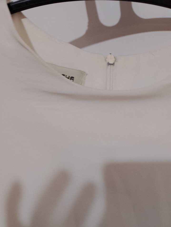 Kolları fırfır detaylı Tunik gömlek - Görsel 3