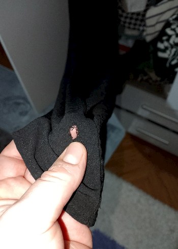 Uzun Kollu Siyah Elbise, Ferace - Görsel 2