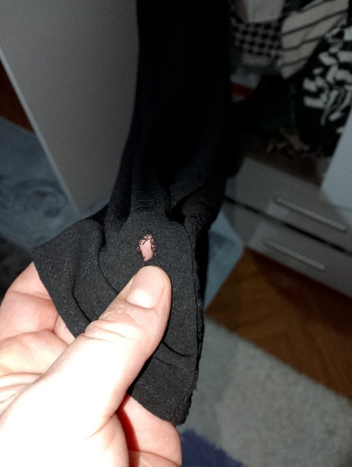 Uzun Kollu Siyah Elbise, Ferace - Görsel 2