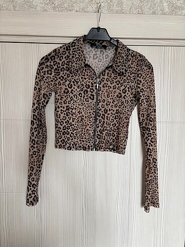 Bershka Bluz Crop