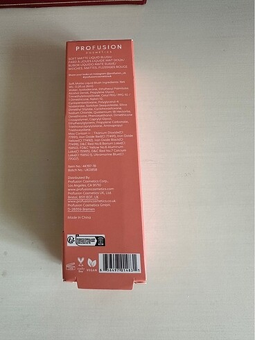  Beden Profusıon Cosmetics Likit Allık