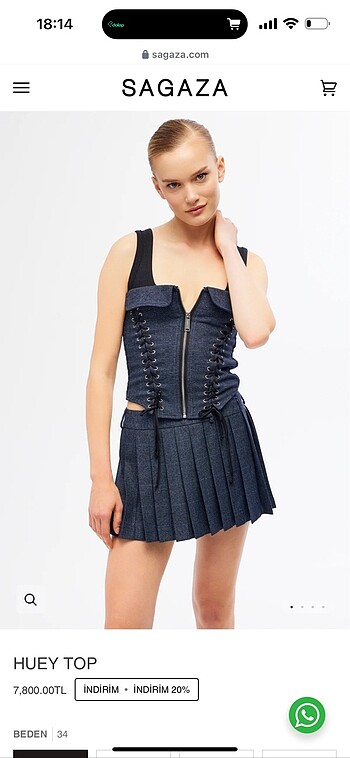 SAGAZA HUEY TOP