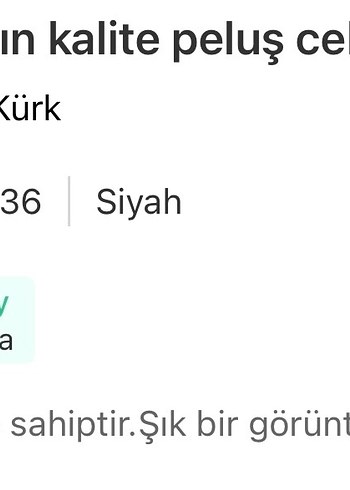 Diğer Siyah Kürklü Kadın Midi Mont
