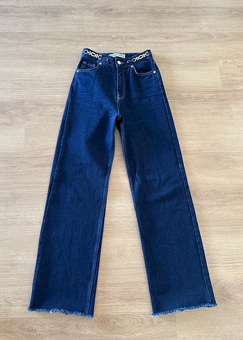 Qustyle Lacivert Kadın Denim Pantolon - Görsel 2