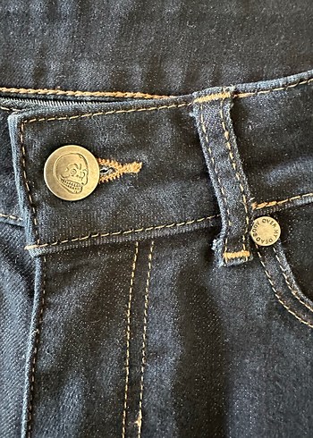 Cheap Monday Lacivert Kadın Denim Pantolon - Görsel 4