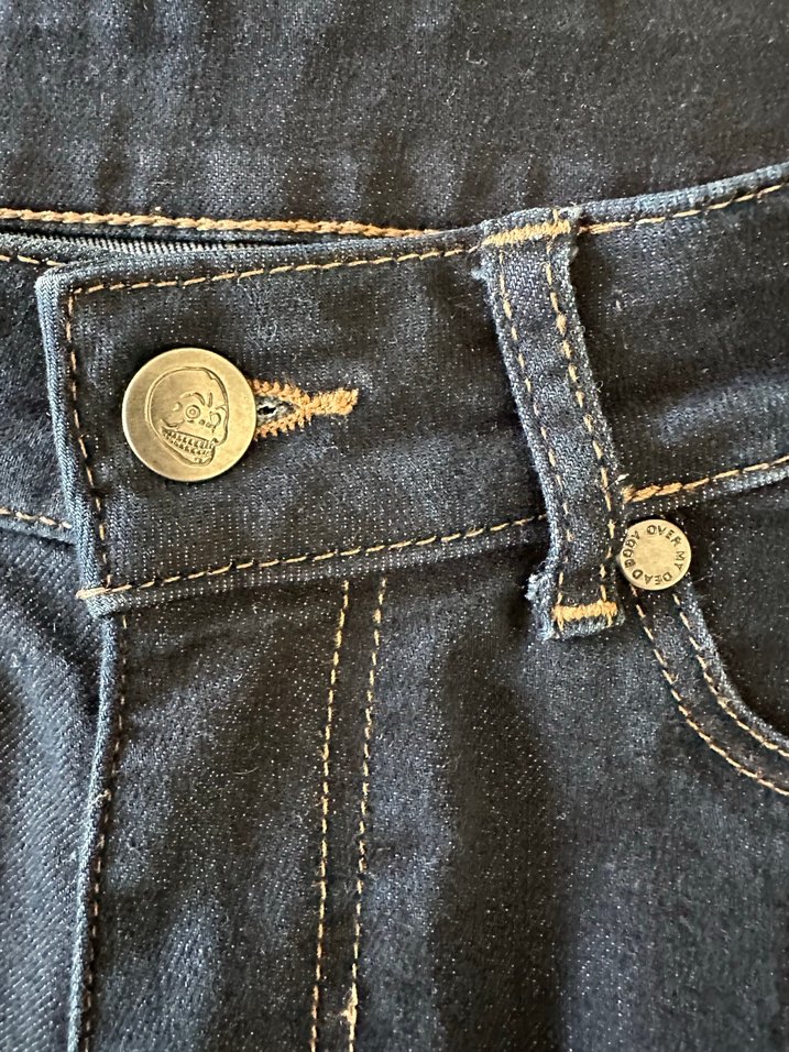 Cheap Monday Lacivert Kadın Denim Pantolon - Görsel 4