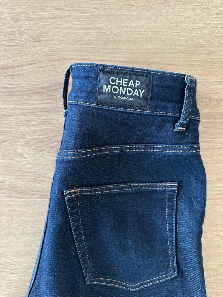 Cheap Monday Lacivert Kadın Denim Pantolon - Görsel 2