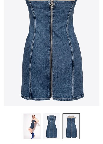 Pinko Jean Elbise - Görsel 2