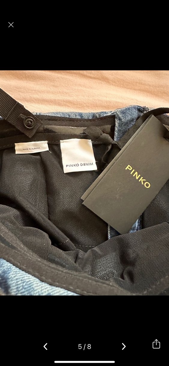 Pinko Jean Elbise - Görsel 5