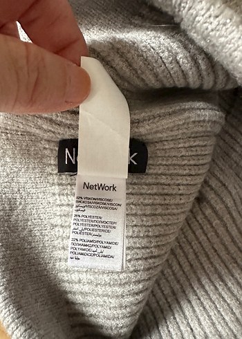 Network Tüylü Ponponlu Gri Kadın Bere - Görsel 5