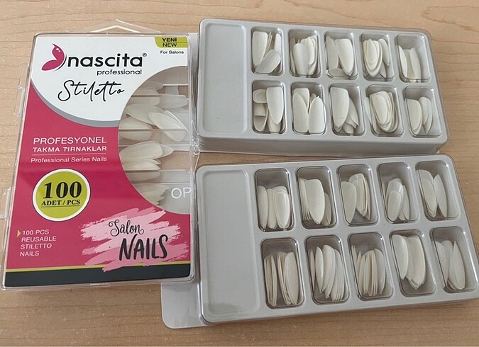 Nascita 100lü Kutu Stiletto Takma Tırnak