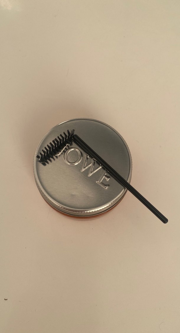 Parlak Turuncu Makyaj Fırçası ve Kavanoz - Görsel 2