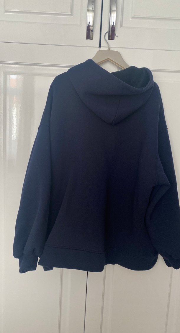 Kadın Lacivert Kapüşonlu Sweatshirt - Görsel 2