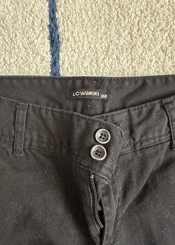 Siyah Denim Kadın Pantolon - Görsel 3