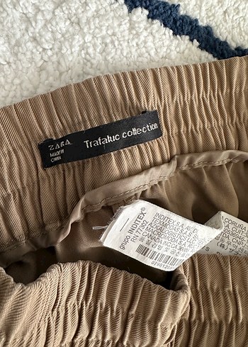 Zara Bej Kadın Bol Kesim Pantolon - Görsel 3