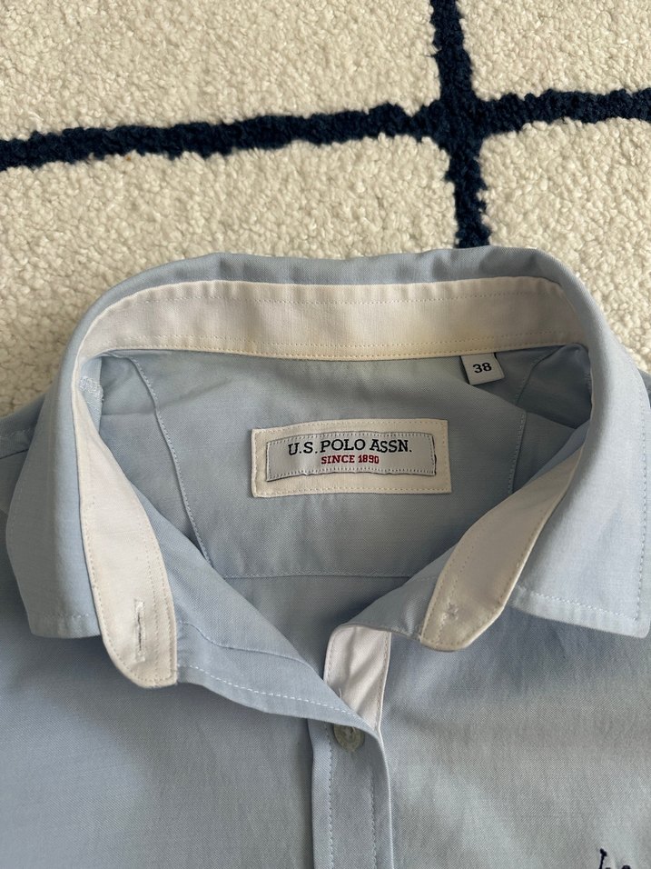 Mavi Kadın Pamuklu Uzun Kollu Gömlek - Görsel 2